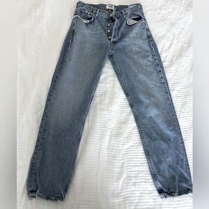 Agolde Riley straight jeans (cropped) size 28